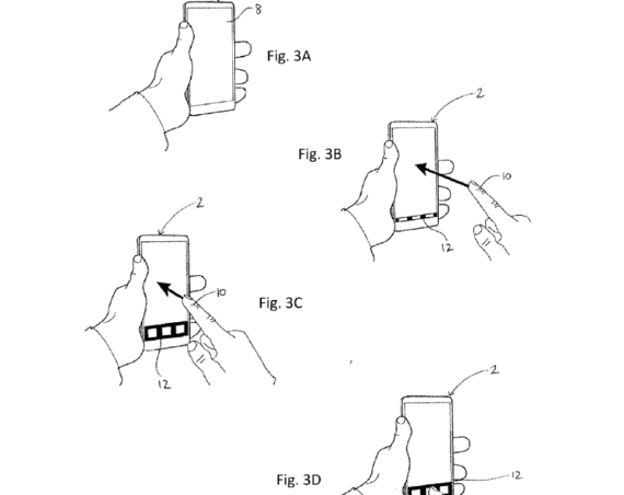 Touchless User Interfaces, revealing UI when a hand approaches to touch the screen
