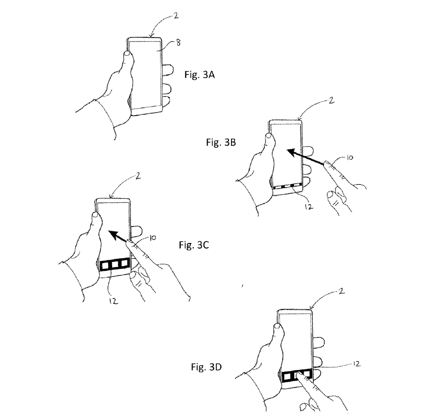 Touchless User Interfaces, revealing UI when a hand approaches to touch the screen