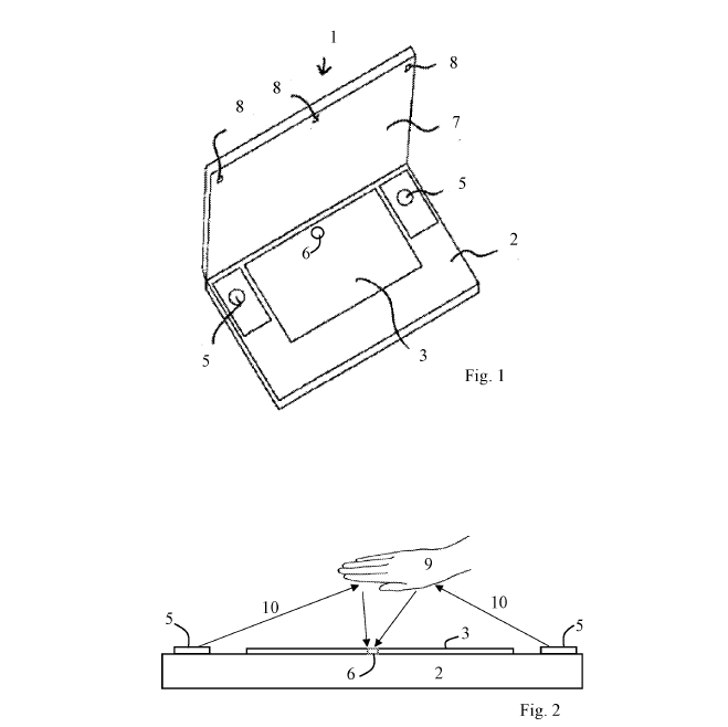 Proximity sensing keyboard enabling user presence, backlight and viewing mode